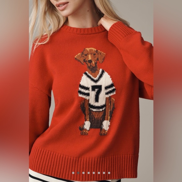 Anthropologie Sweaters - Anthropologie Porridge Jolene Pullover Sweater, SMALL RED NWT